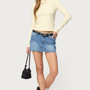 Micah Denim Mini Skirt