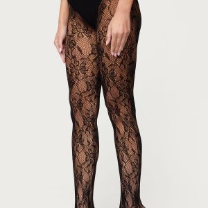 Lacey Fishnet Tights