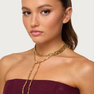 Wrap Around Beaded Necklace