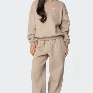 Sasha Bow Detail Sweatpants