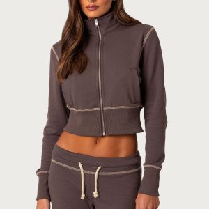 Alexia Zip Up Sweatshirt