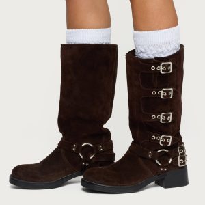 Knee High Scrunch Socks
