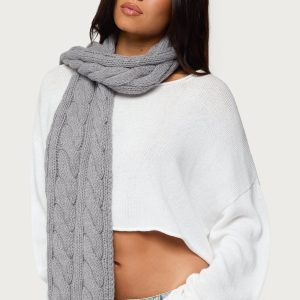 Cable Knit Scarf