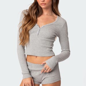 Rebekah Ribbed Top