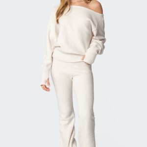 Plush Flared Pants