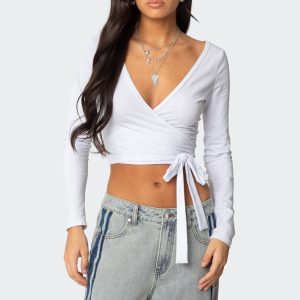 Aila Wrap Top
