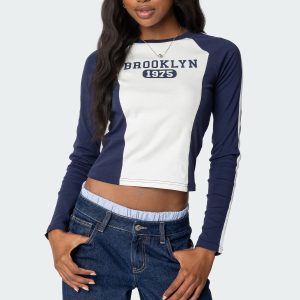 Brooklyn Raglan Long Sleeve T Shirt