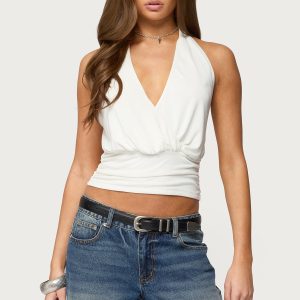 Niya V Neck Halter Top