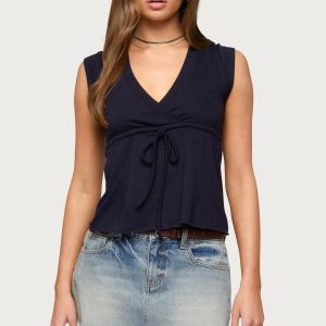 Rusanna V Neck Babydoll Top