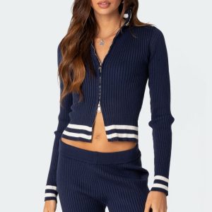 Pluto Ribbed Cardigan