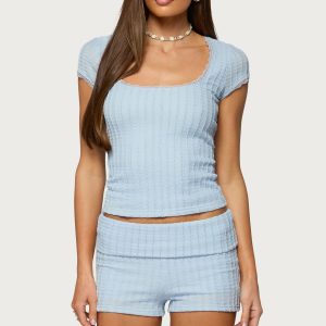 Iyara Textured Knit Top
