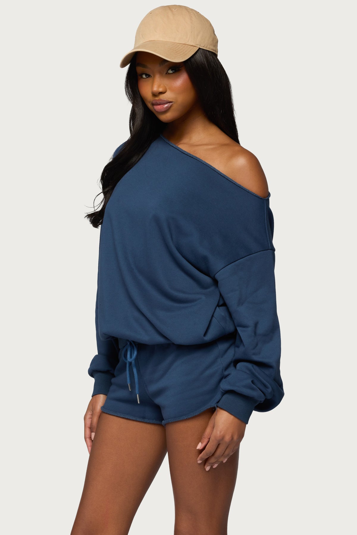 Juana Off Shoulder Lightweight Sweatshirt - Image 4