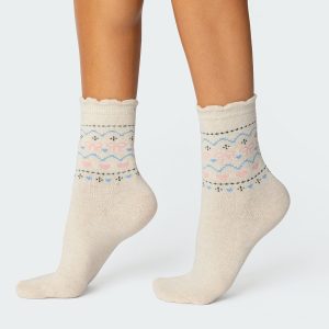 Bow & Heart Socks