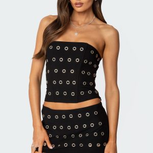 Arlette Grommet Strapless Corset