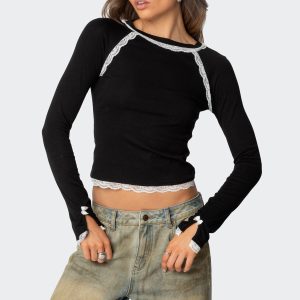 Edith Lacey Ribbed Top
