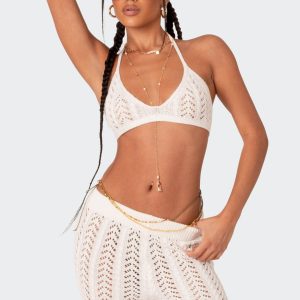 Hazel Crochet Bra Top