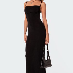 Clea Open Back Maxi Dress