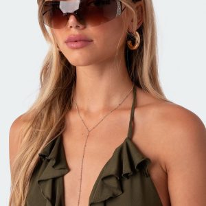 Cascading Drop Chain Necklace