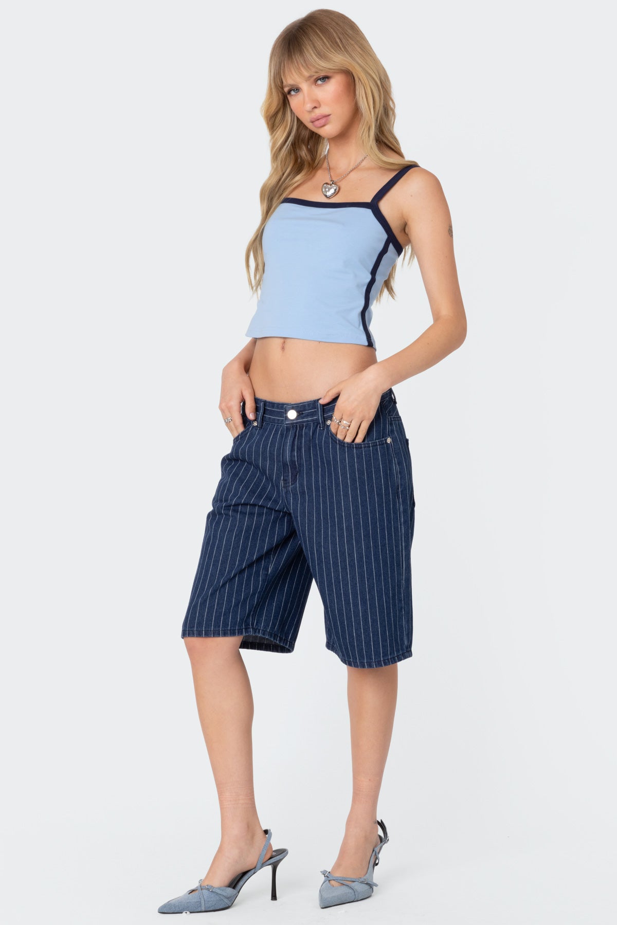 Francesca Contrast Tank Top - Image 2