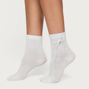 Bow & Heart Socks