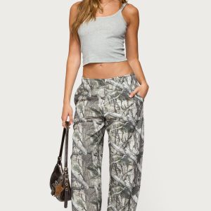 Camo Straight Leg Sweatpants
