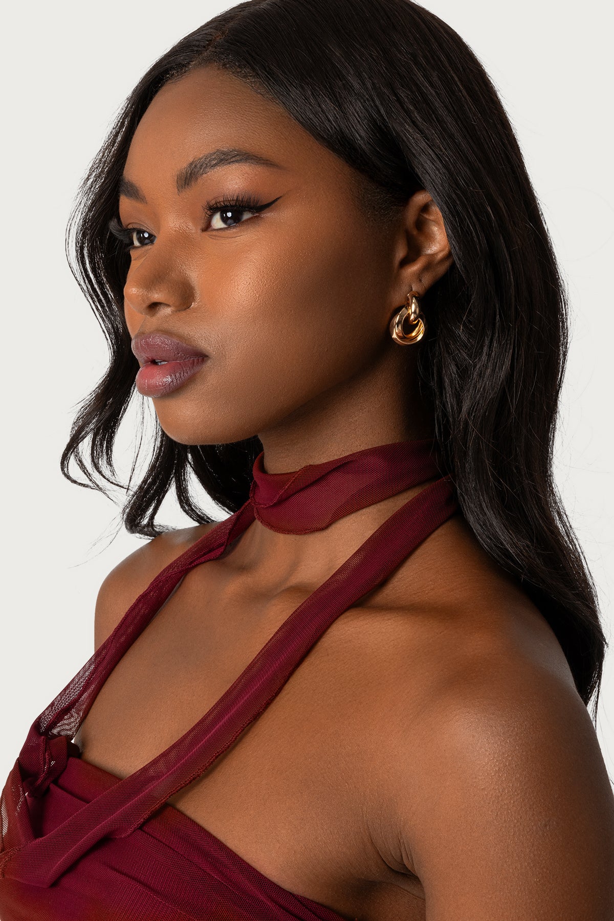 Chunky Knot Earrings - Image 2