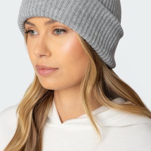 Ribbed Knit Beanie