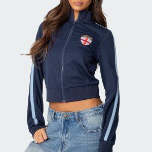 England Zip Up Sweatshirt