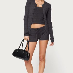 Nella Cable Knit Shorts
