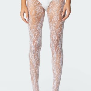 Lacey Fishnet Tights