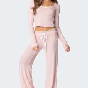 Peekaboo Lace Pants