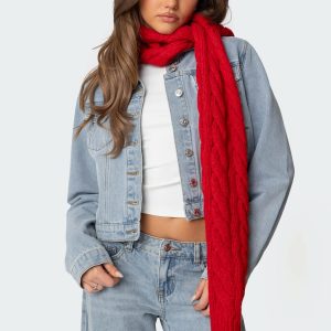 Cable Knit Scarf