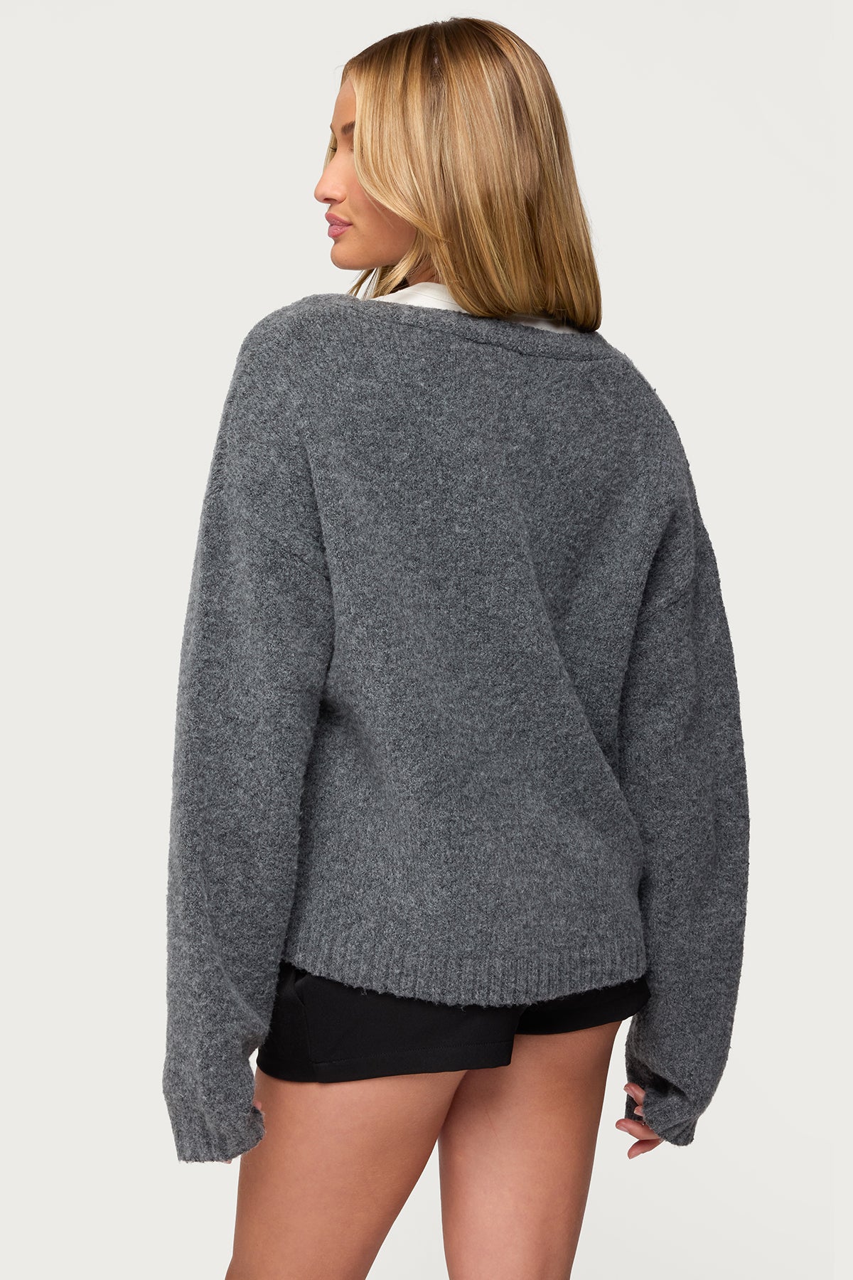 Shiraz Oversized Knit Cardigan - Image 5