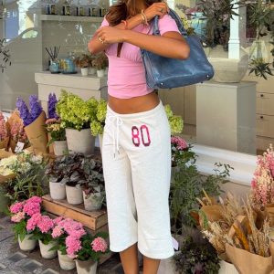 80 Sequin Capri Sweatpants