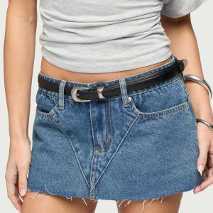 Downtown Faux Leather Belt
