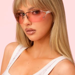 Barbie™ Rhinestone Rectangle Sunglasses