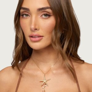 Sea Star Cascading Coastal Necklace