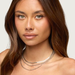 Chain Link Necklace Set