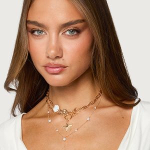 Pearly Coastal Necklace Set