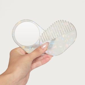 Compact Travel Comb & Mirror