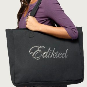 Edikted Rhinestone Tote Bag