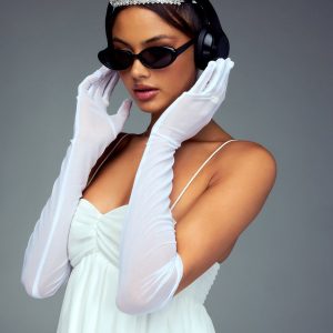 Glam Queen Sheer Gloves