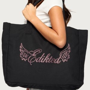 Rhinestone Angel Tote Bag