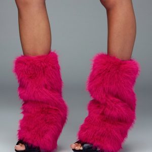 Disco Doll Faux Fur Leg Warmers