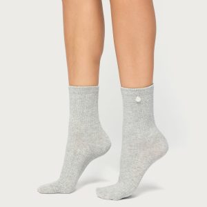 Pearl Ribbed Socks