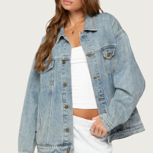 Dalia Oversized Denim Jacket