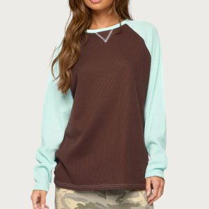 Me Time Oversized Waffle Top