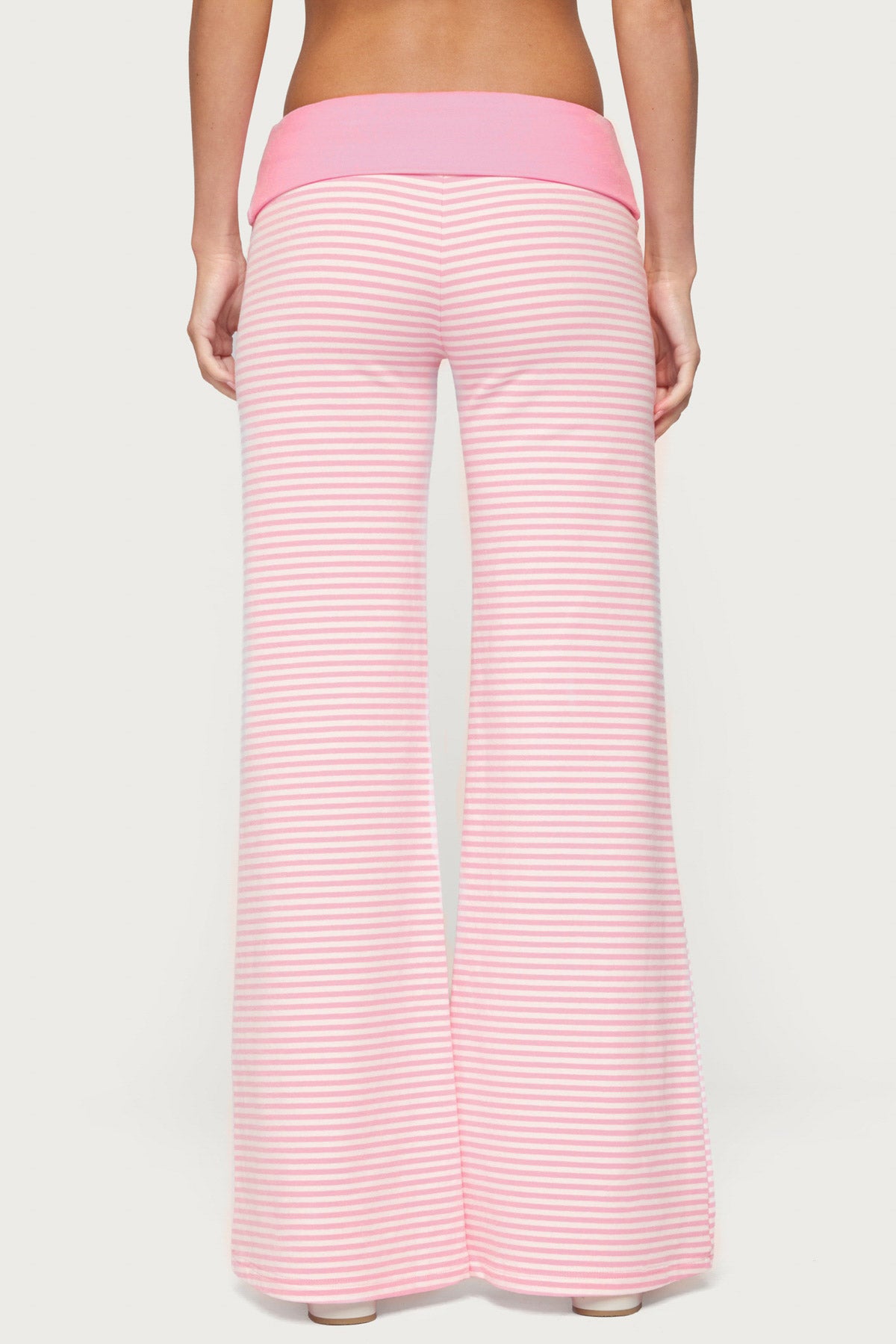 Meggy Striped Foldover Pants - Image 4