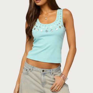 Beach Babe Scoop Tank Top
