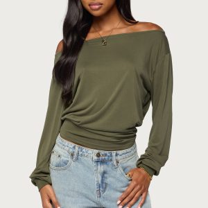 Nannie Off Shoulder Oversized Top